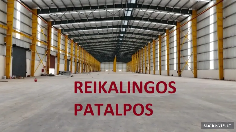 Reikalingos patalpos sandėliavimui