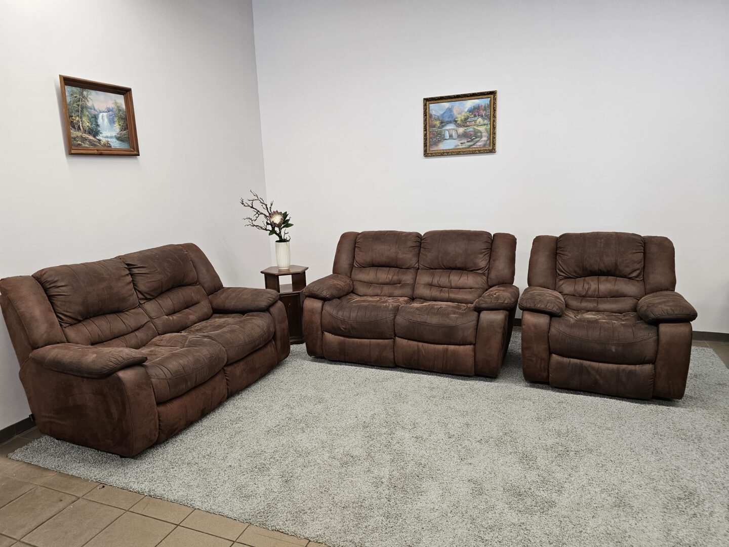 Sofu komplektas su recliner funkcija