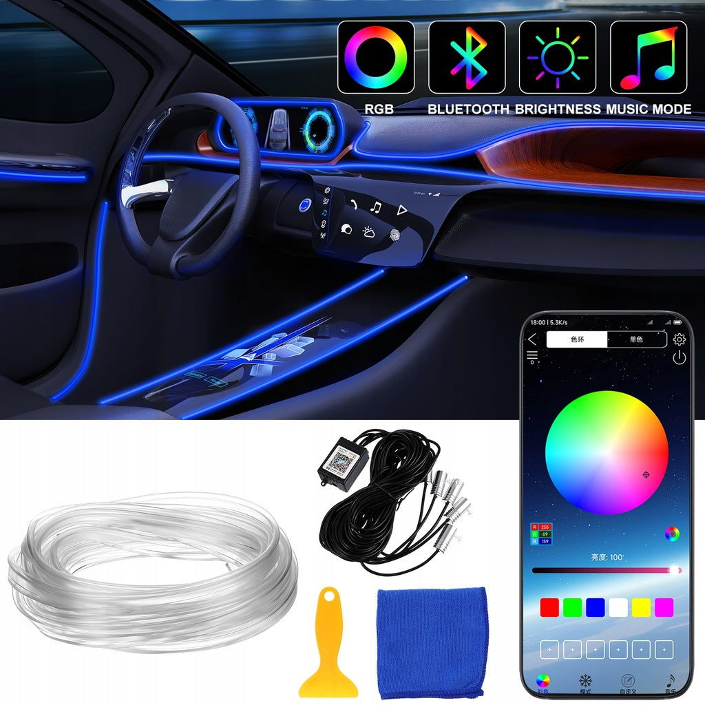 Automobilio salono LED apšvietimas