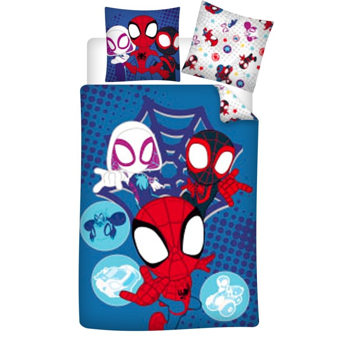 Dvipusis patalynės komplektas Spiderman Spooky