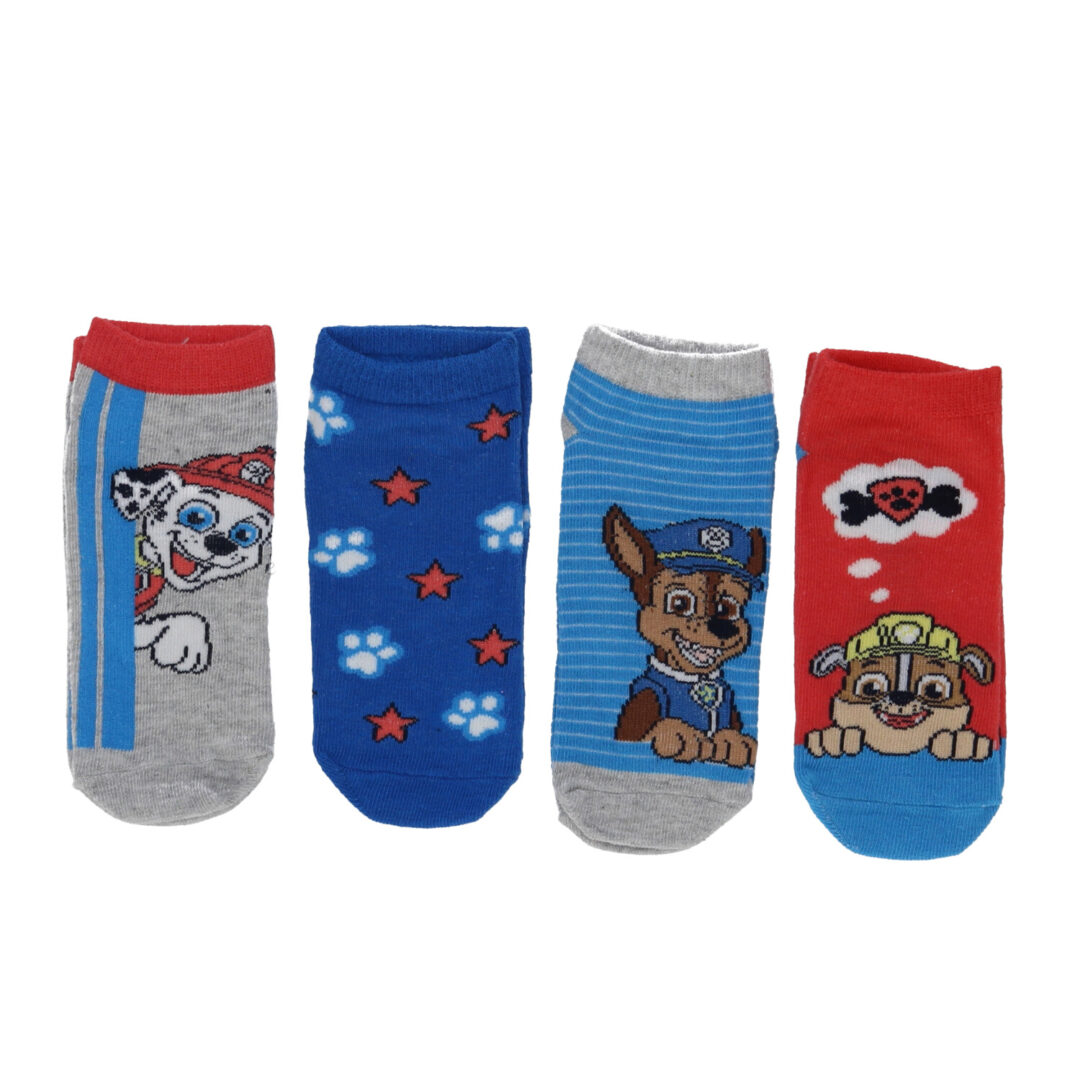 Paw Patrol kojinių komplektas berniukui, 4 poros