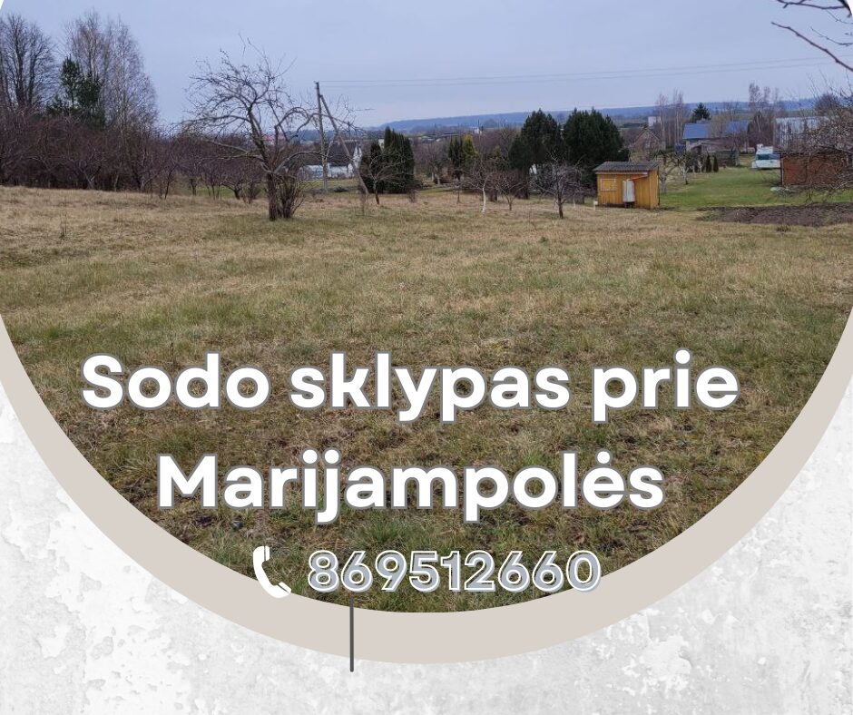 Sodo sklypas Marijampolės sav. Liudvinavo k.