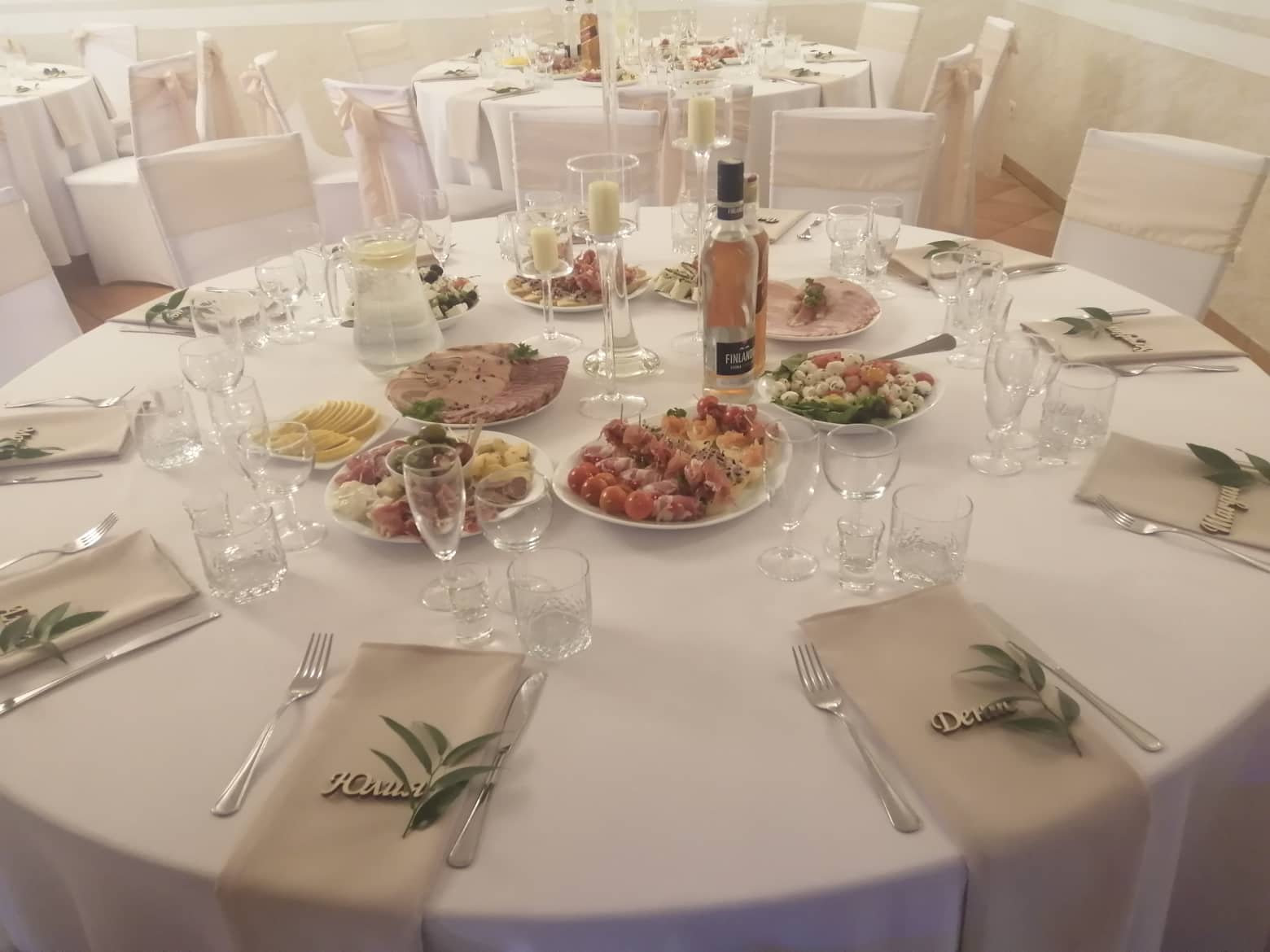 Vestuvės, banketai, furšetai. Maistas banketams, furšetams, vestuvėms