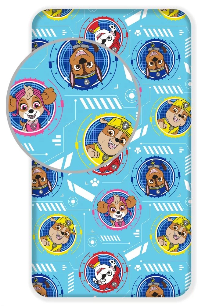 Paklodė su guma Paw Patrol