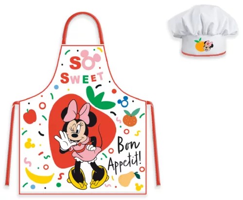 Disney Minnie So Sweet virtuvės šefo prijuostė ir kepurė