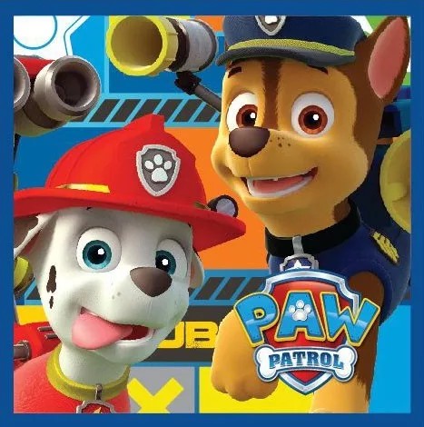 Veido ir rankų rankšluostis Paw Patrol Magic