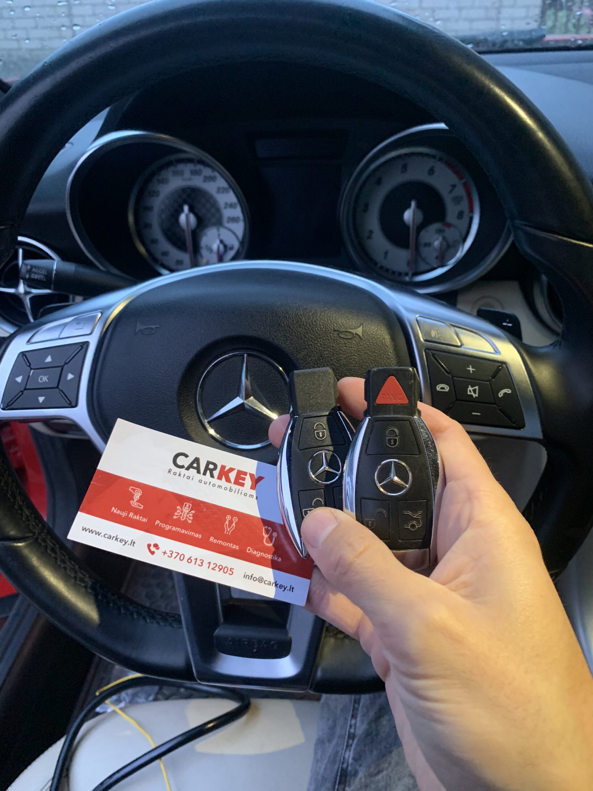 Mercedes Automobilio Raktai - carkey.lt - KLAIPĖDA