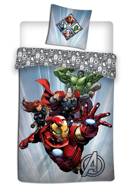Patalynės komplektas Avengers Grey