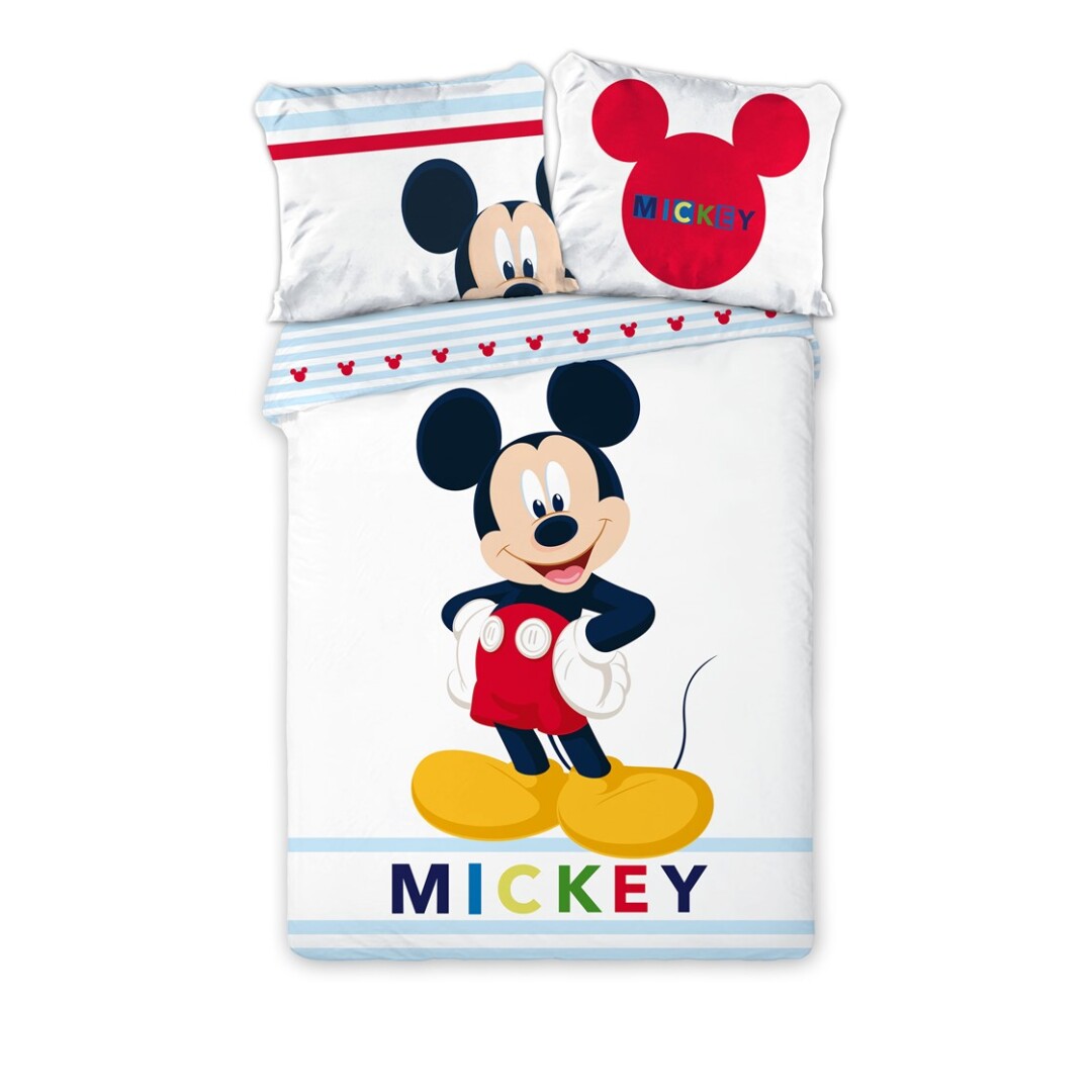 Patalynės komplektas Mickey Mouse Stripe