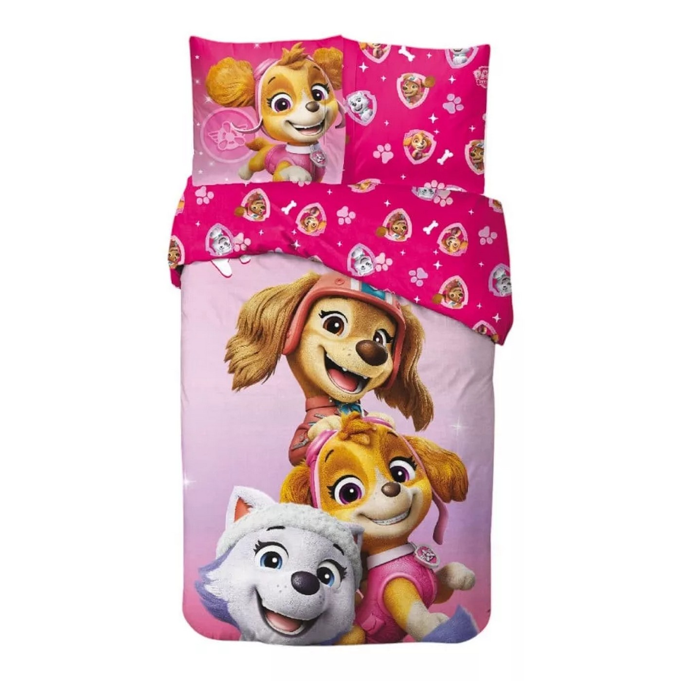 Patalynės komplektas Paw Patrol Pink Squad