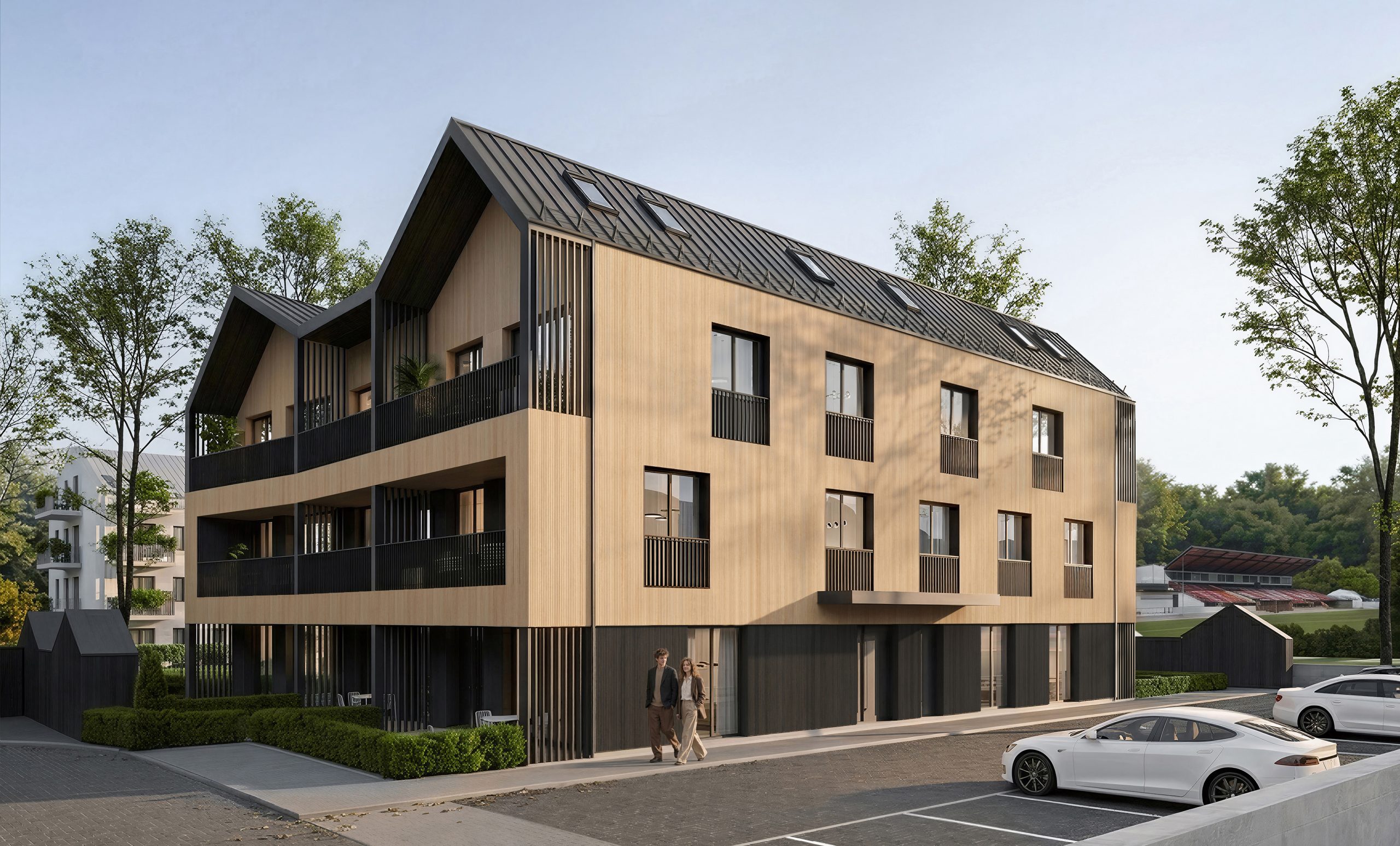 Parduodami naujos statybos apartamentai Gargždų miesto parke!