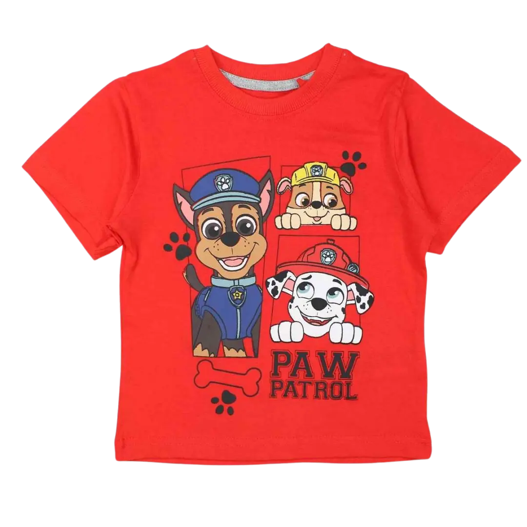 Raudoni Paw Patrol marškinėliai
