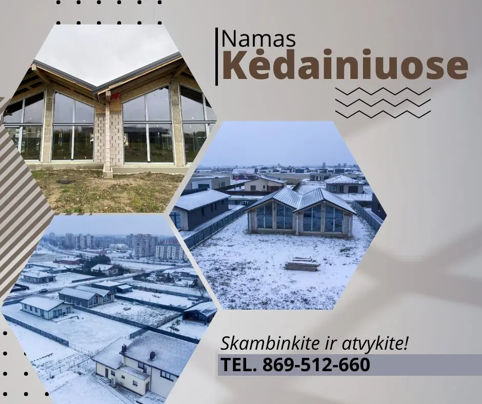 du sublokuoti A++ naujos statybos namai Kėdainių m.