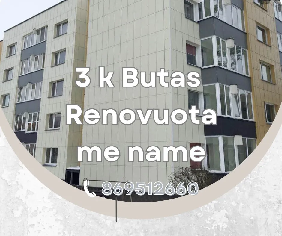 3 kamb. butas Utenoje