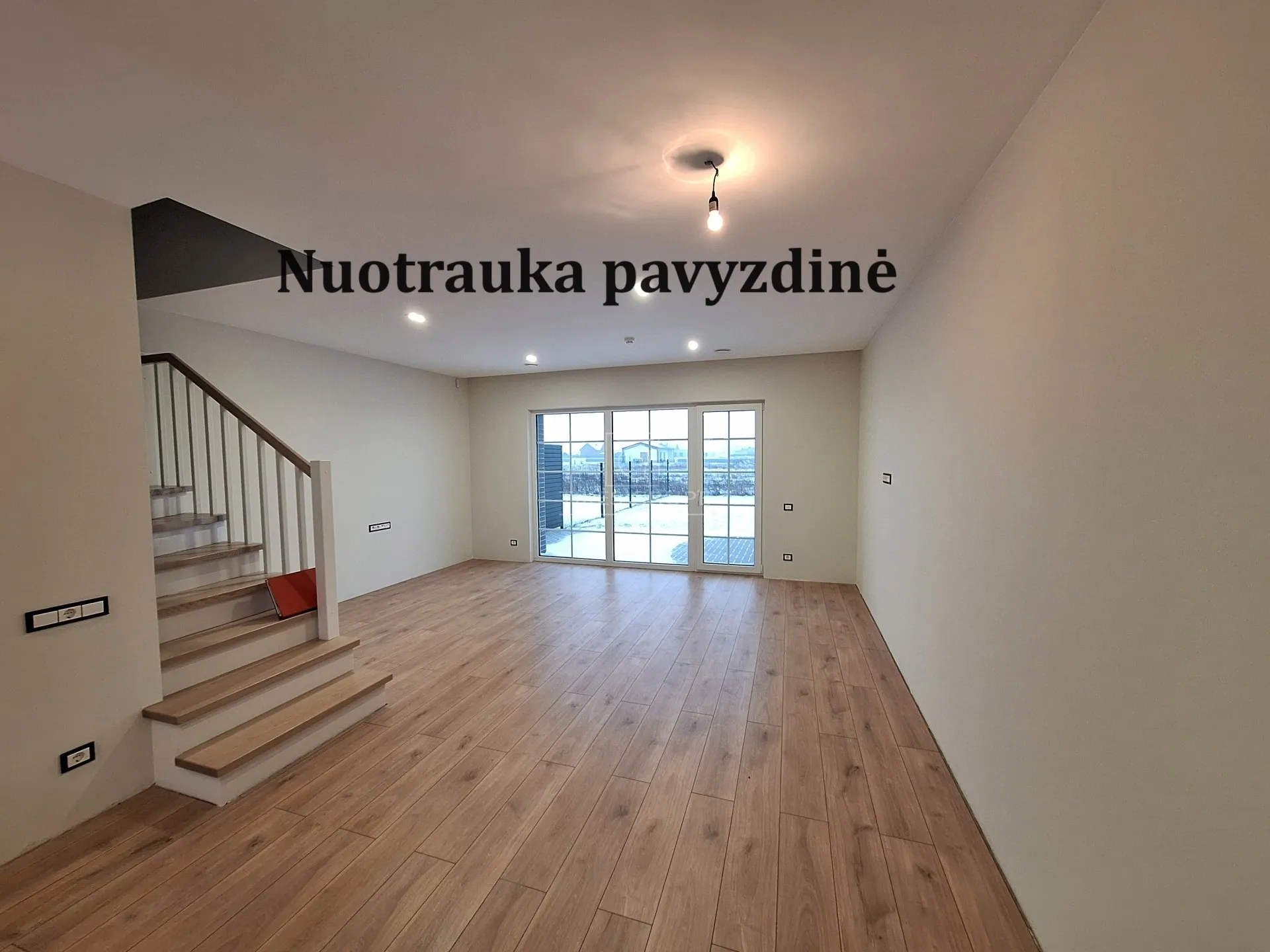 Parduodamas 100% baigtumo A+ klasės kotedžas Trušeliuose Klaipėdos rajone.