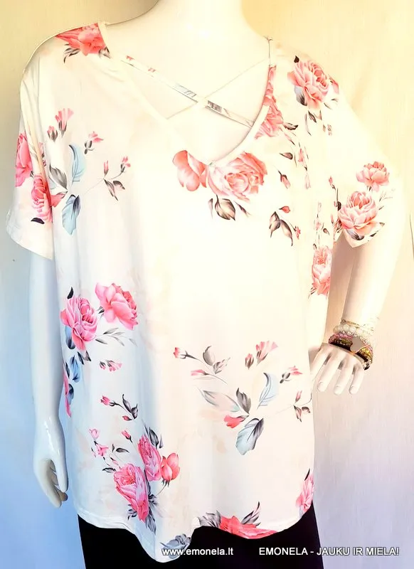 Palaidinė ROSE, balta, kaina 9.50 €