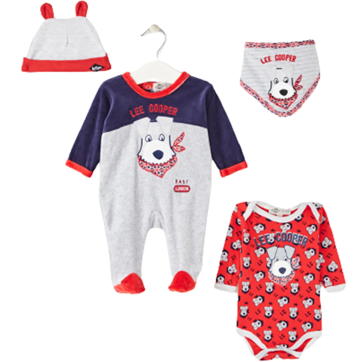 Lee Cooper Red 4 dalių komplektas