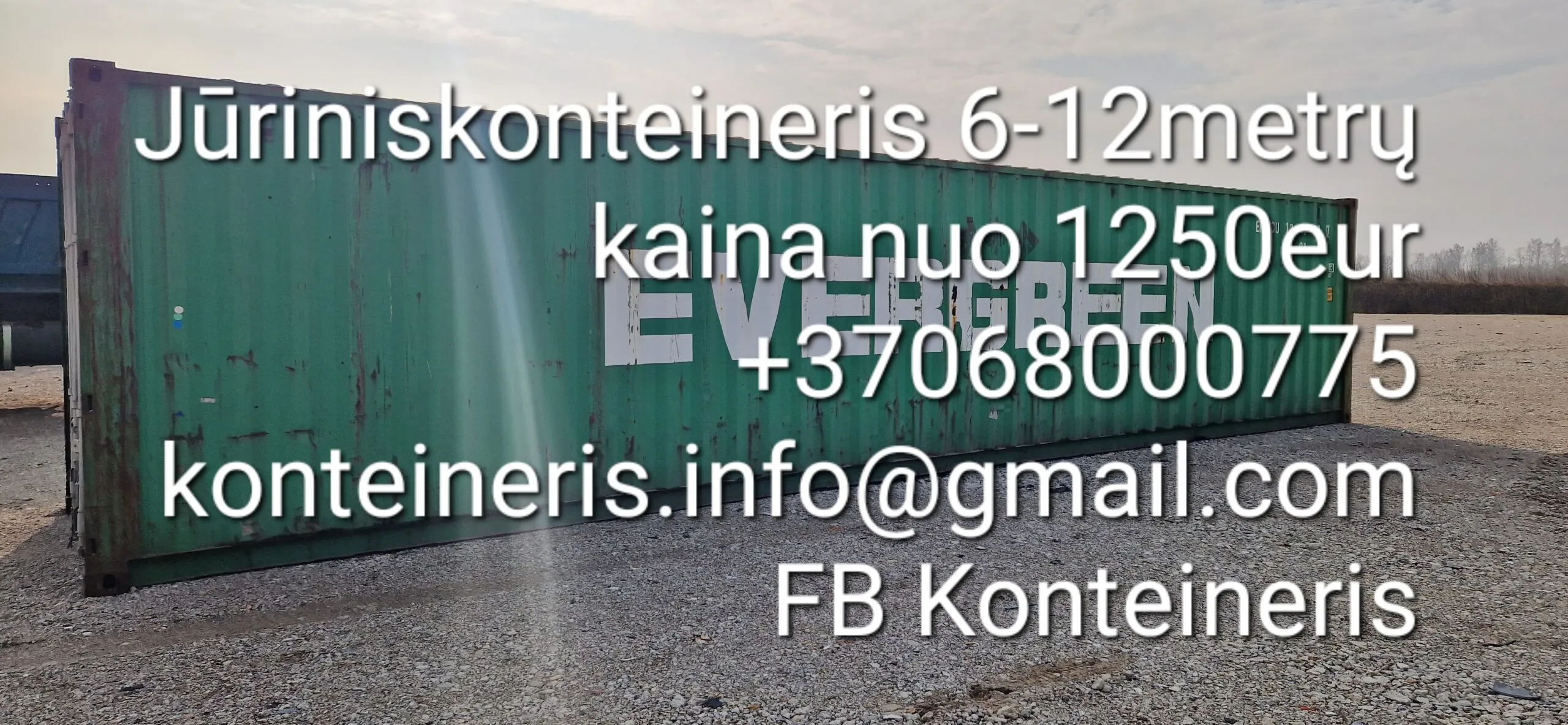Jūrinis konteineris - sandėlys