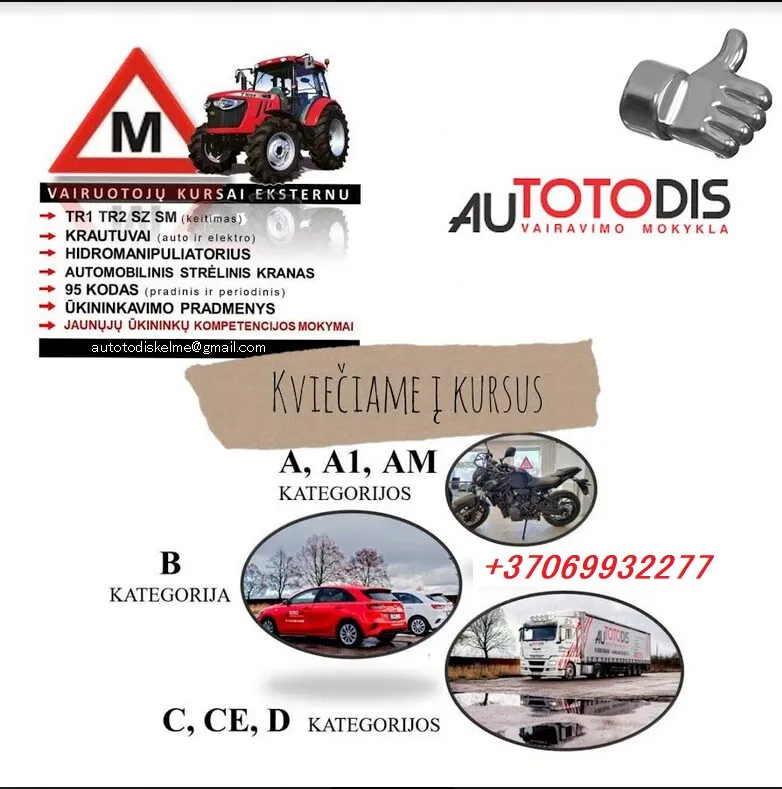 Vairavimo mokykla Autotodis