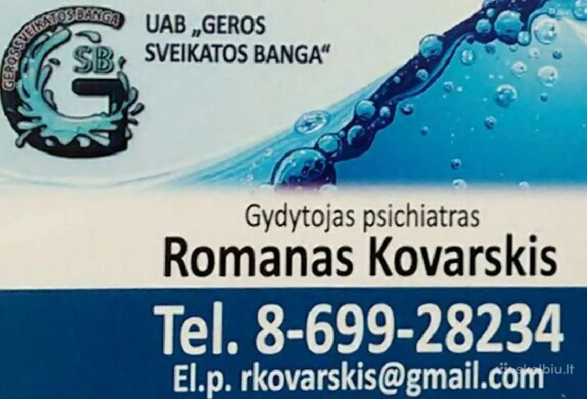 Detoksikacija, išblaivinimas Kaune, visoje Lietuvoje