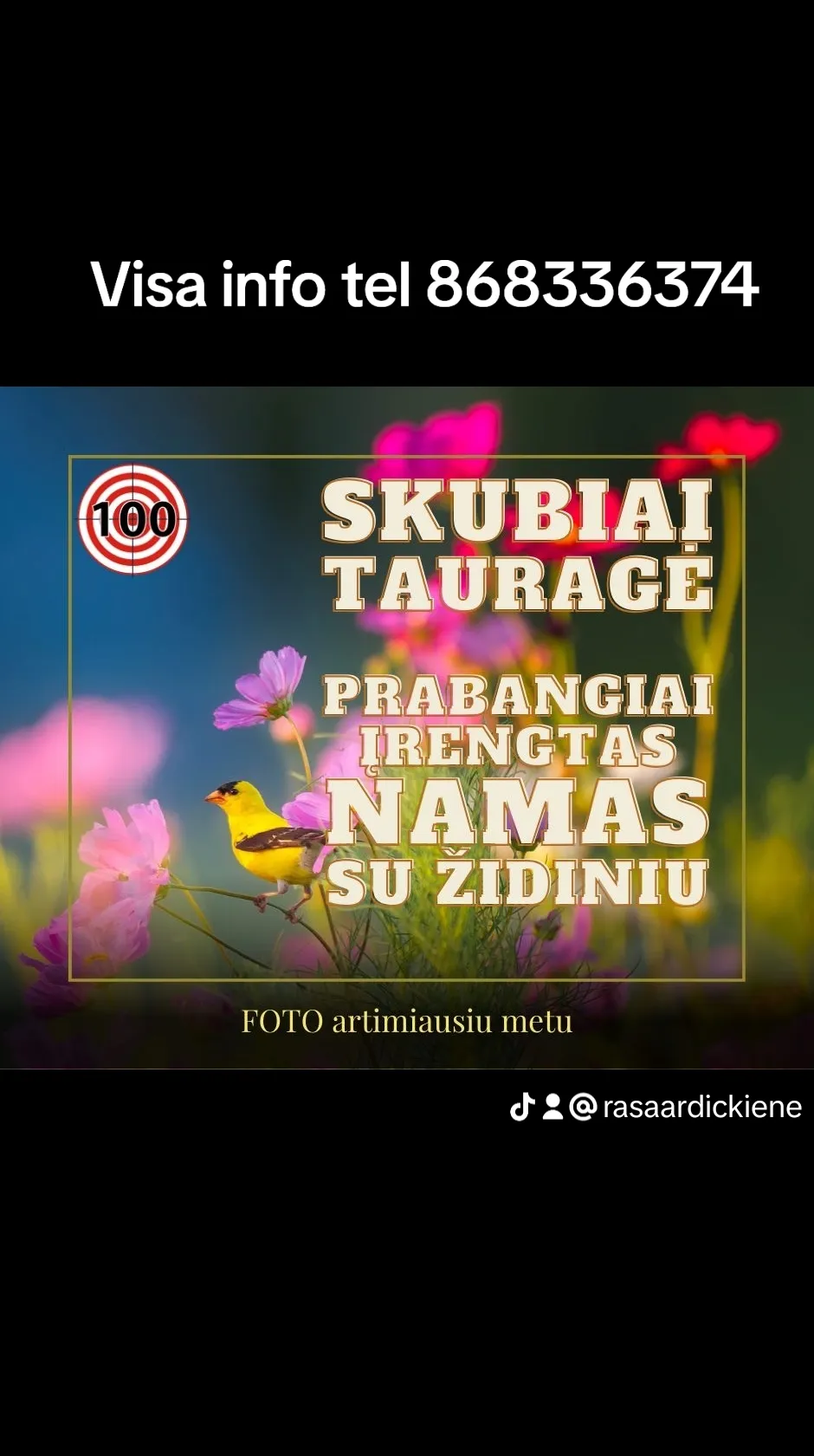 Parduodamas namas, Tauragė