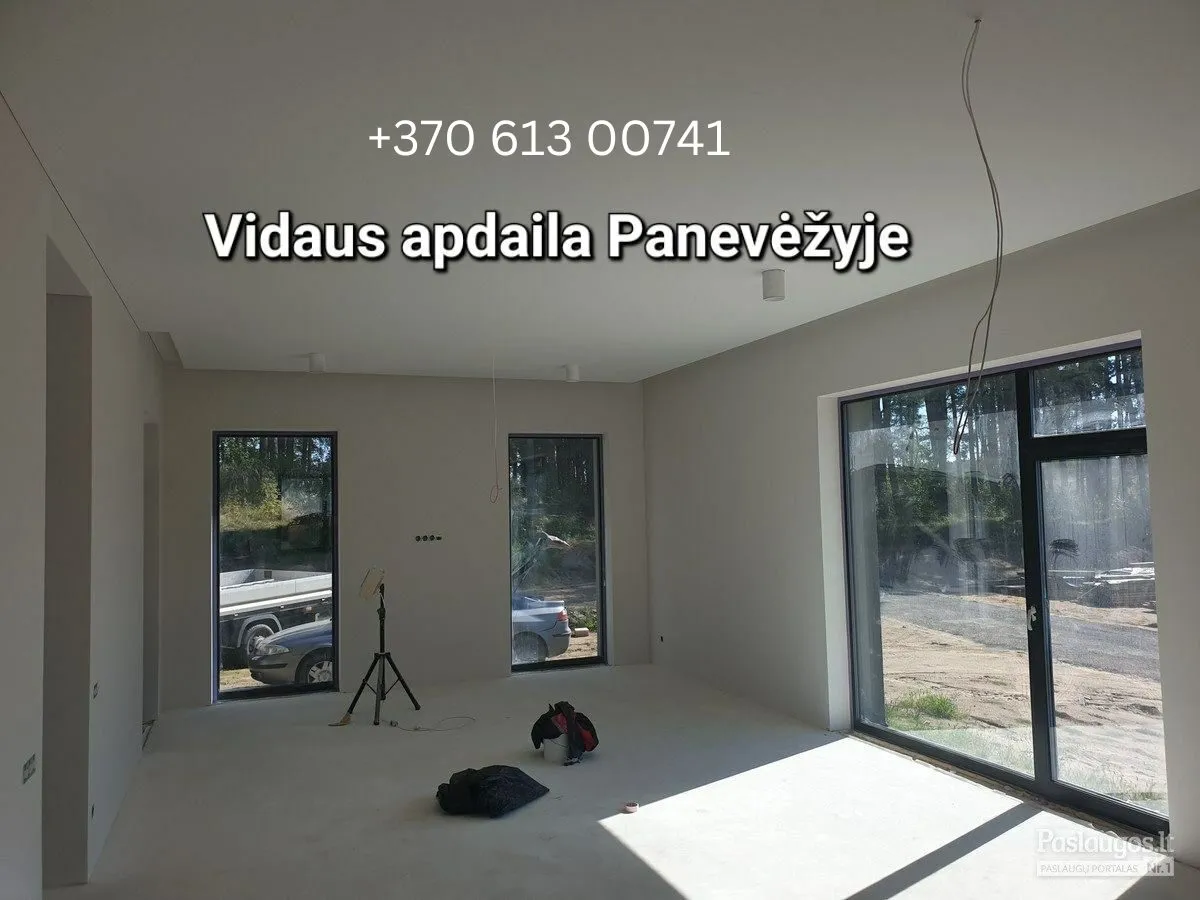 Vidaus apdaila Panevėžyje