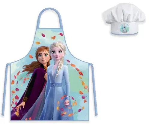 Disney Frozen Leaf virtuvės šefo prijuostė ir kepurė