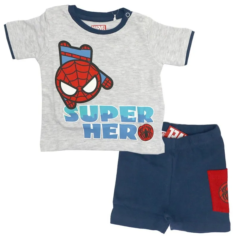 Pilkas mėlynas kostiumėlis Spiderman
