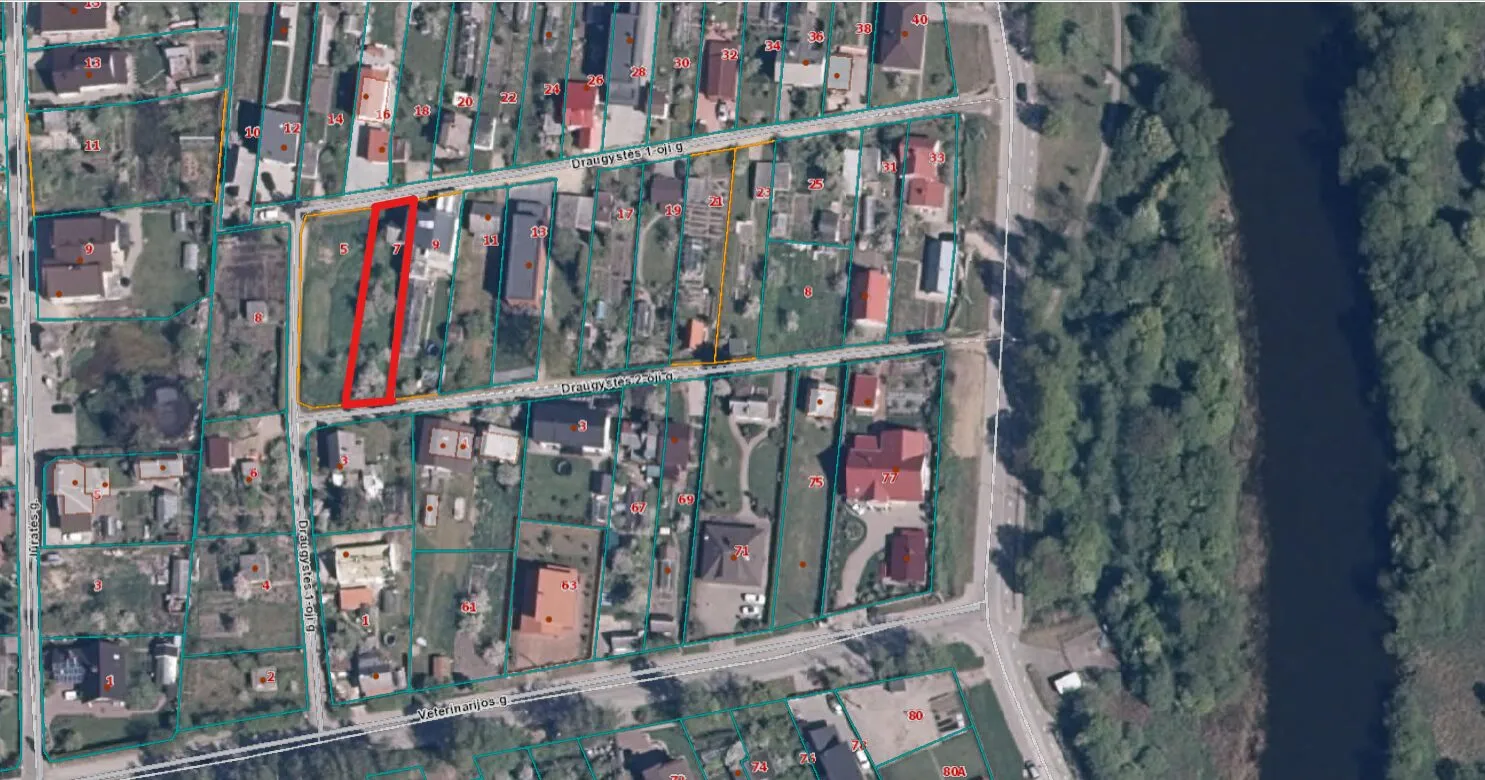 Parduodamas sklypas šalia Danės upės, Mažajame kaimelyje
