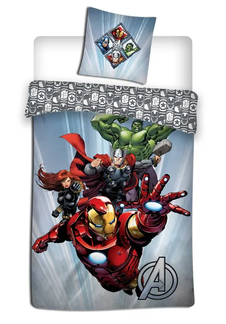 Patalynės komplektas Avengers Grey