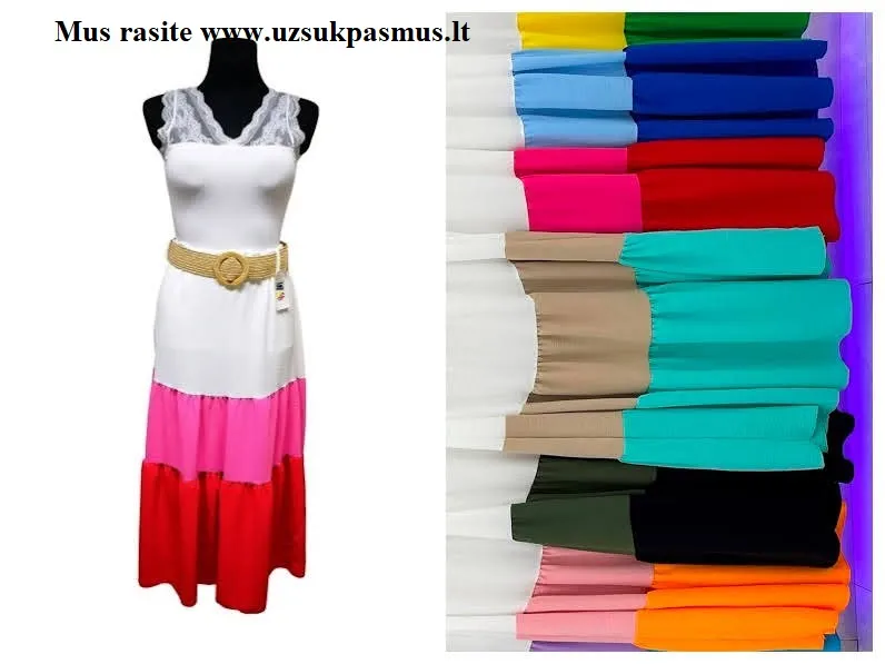 Ilgai, spalvingi sijonai