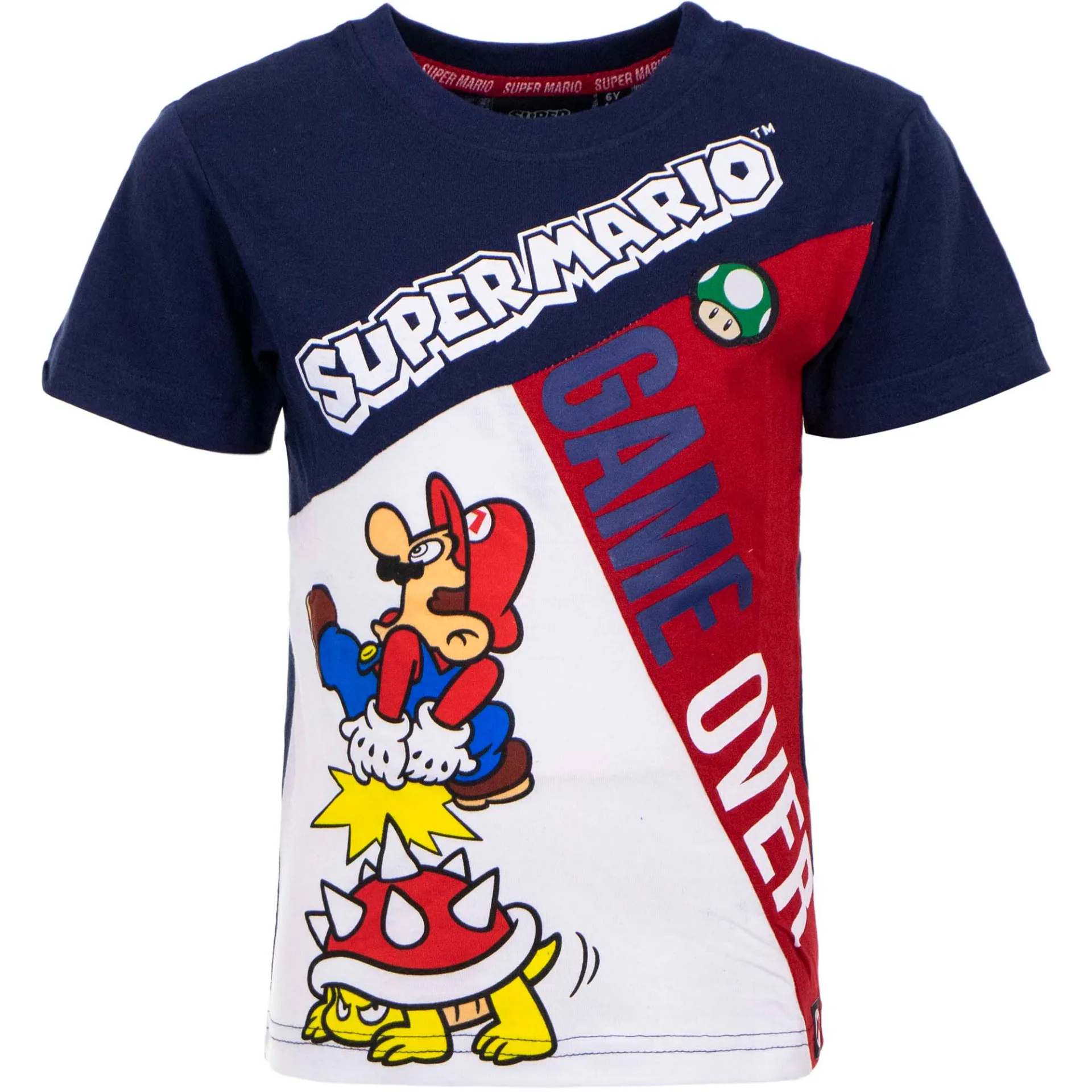 Marškinėliai Super Mario Game Over