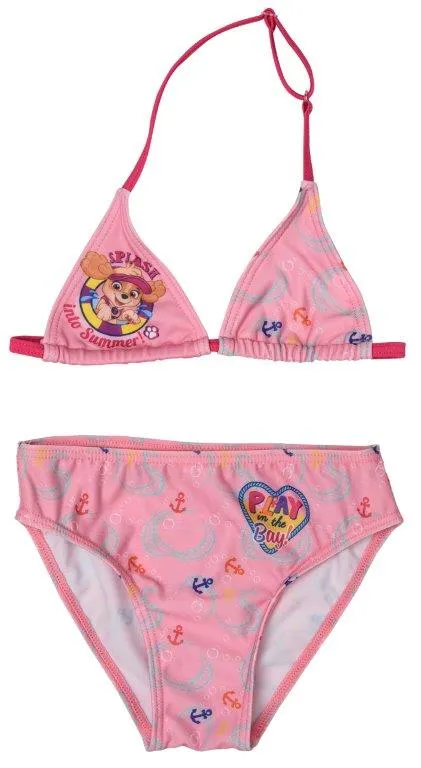 Rožinis 2 dalių maudymosi kostiumėlis Paw Patrol