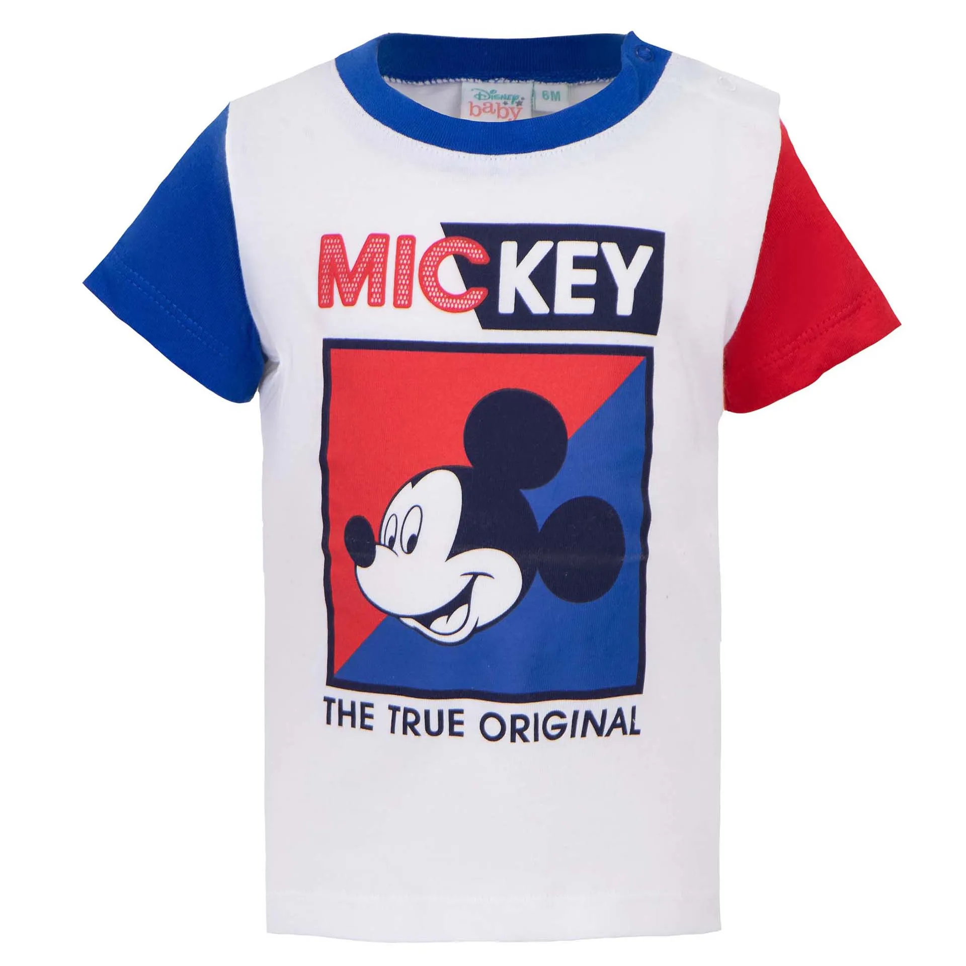 Balti marškinėliai Mickey Mouse