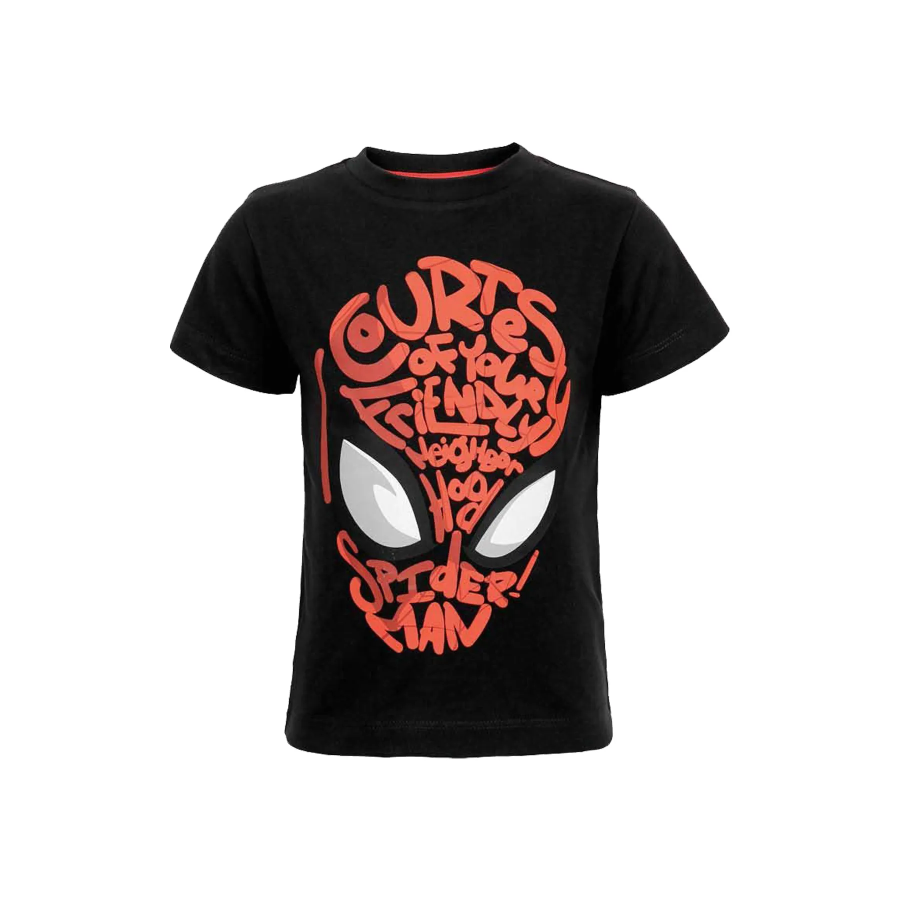 Juodi marškinėliai Spiderman
