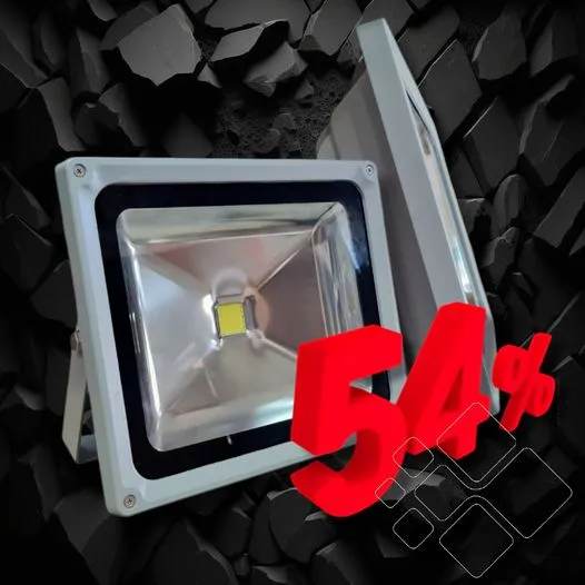 LED prožektorius be daviklio 50W 6500K