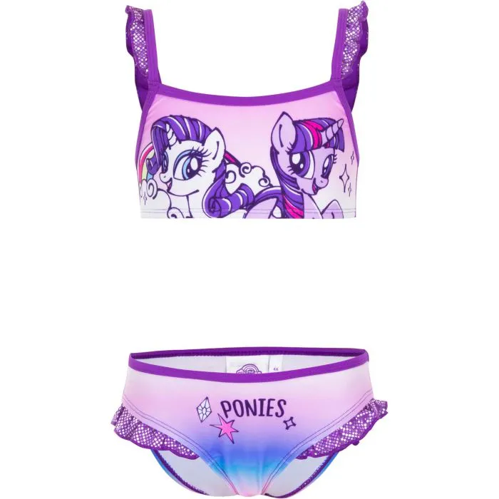Violetinis maudymosi kostiumėlis My little Pony