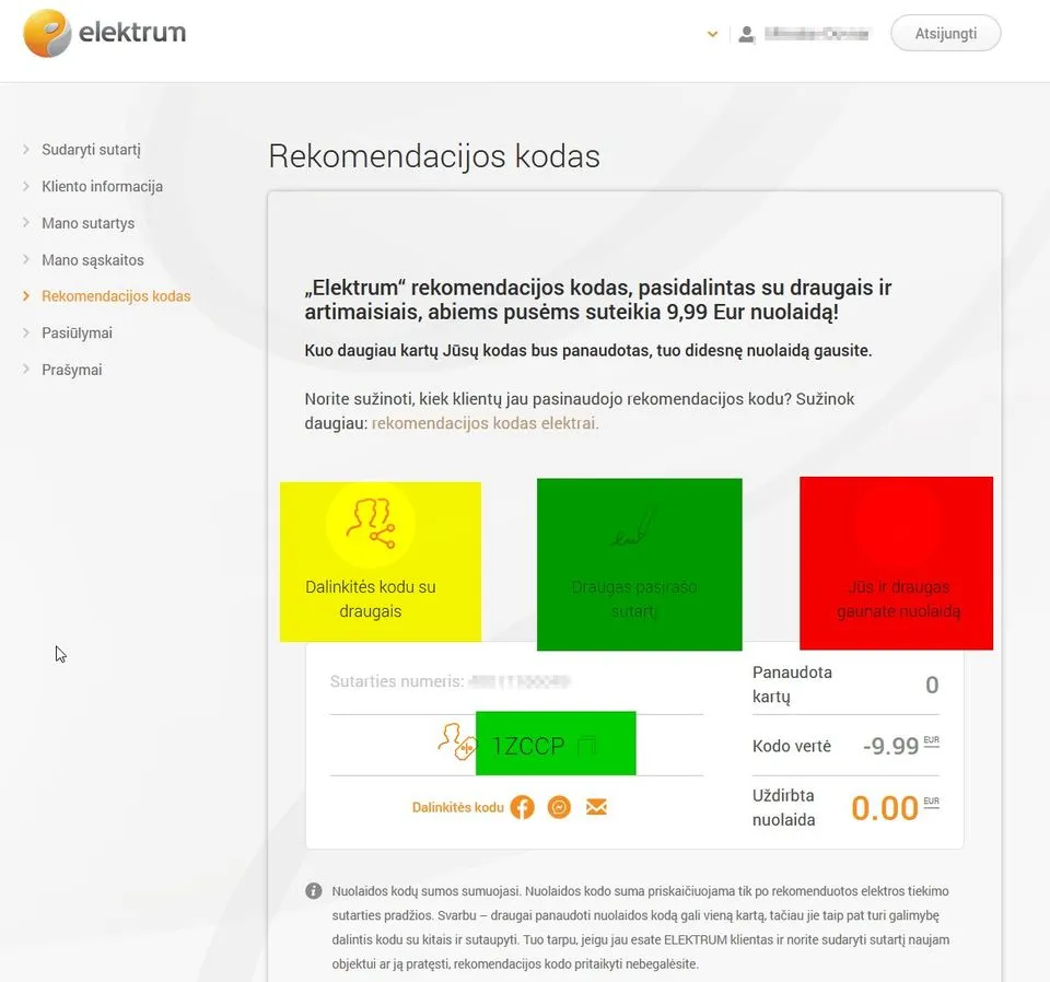 Eektrum 10 EUR nuolaidos kodas - H0CNI arba 1ZCCP