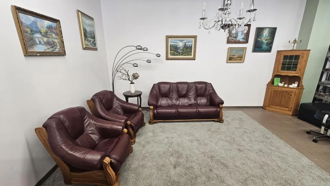 Natūralios odos komplektas