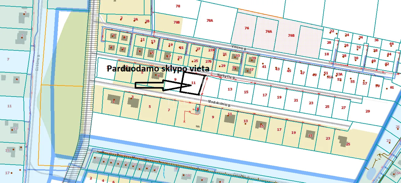 GERAI KAINA! PUIKI VIETA ! 12 a namų valdos žemės sklypas Trušeliuose
