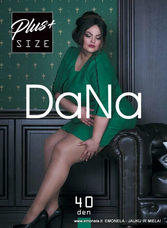 Pėdkelnės Plius Size 40 den, dideli dydžiai 7-10