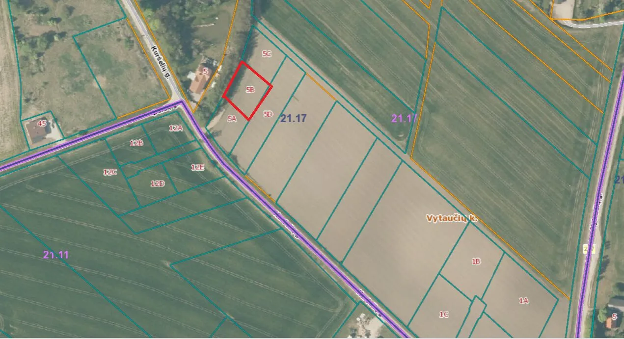 Parduodami namų valdos žemės sklypai Vytaučių km (Prie Plikių) Kuršelių 5B.