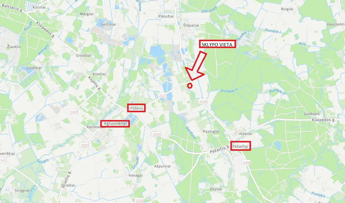 PARDUODAMAS ŽEMĖS ŪKIO PASKIRTIES SKLYPAS POZINGIŲ K.