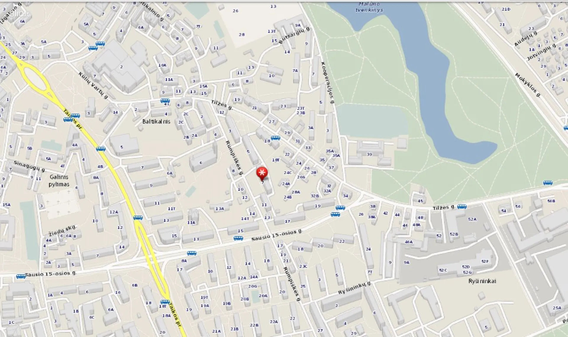 2 kambarių butas Rumpiškės g. 7, Klaipėda