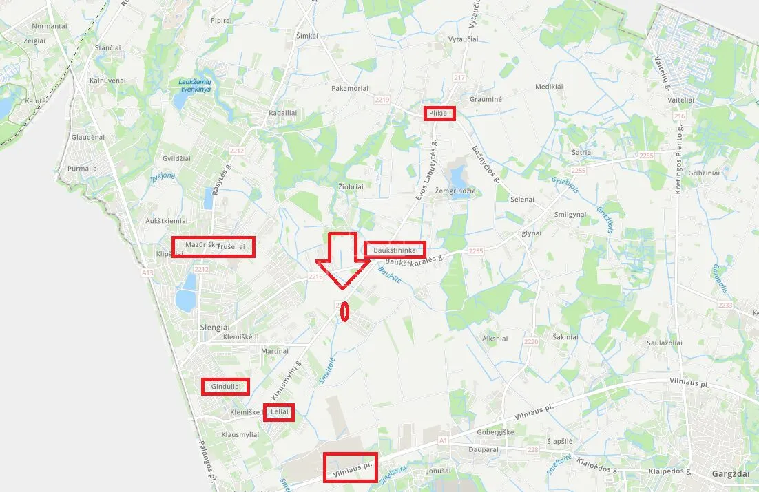 Parduodamas sklypas Klaipėdos raj., Lelių k., Pilkopių g. 1 – Puiki investicija!
