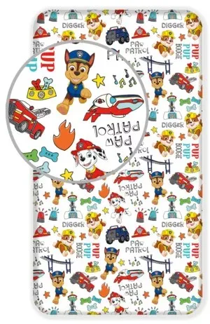 Paklodė su guma Paw Patrol Digger