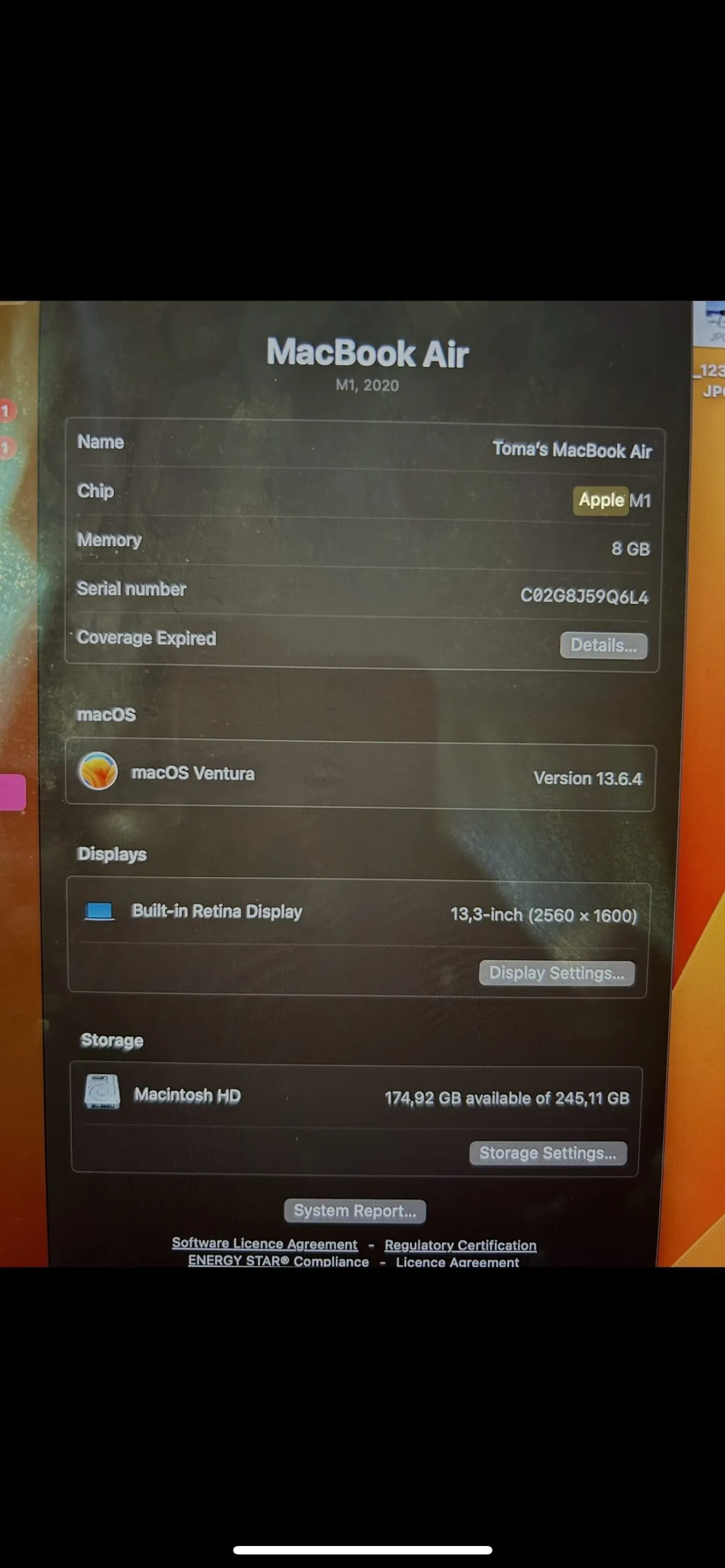 MacBook Air M1 2020