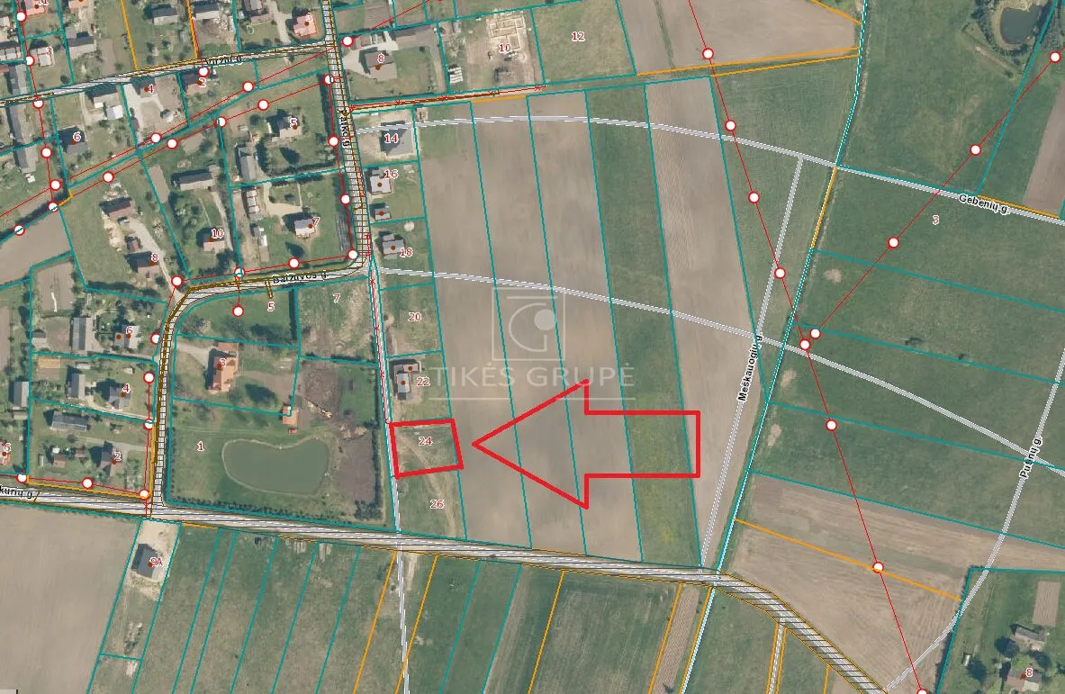 Parduodamas 11 a sklypas ramioje vietoje Saugų k., Parko g. 24 – puiki vieta Jūsų namams!