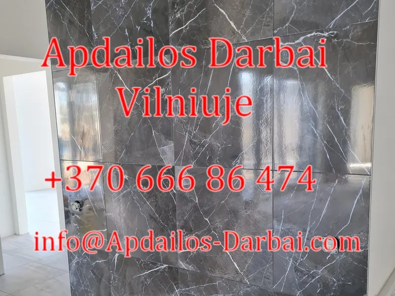 Apdailos darbai Villniuje be tarpininkų