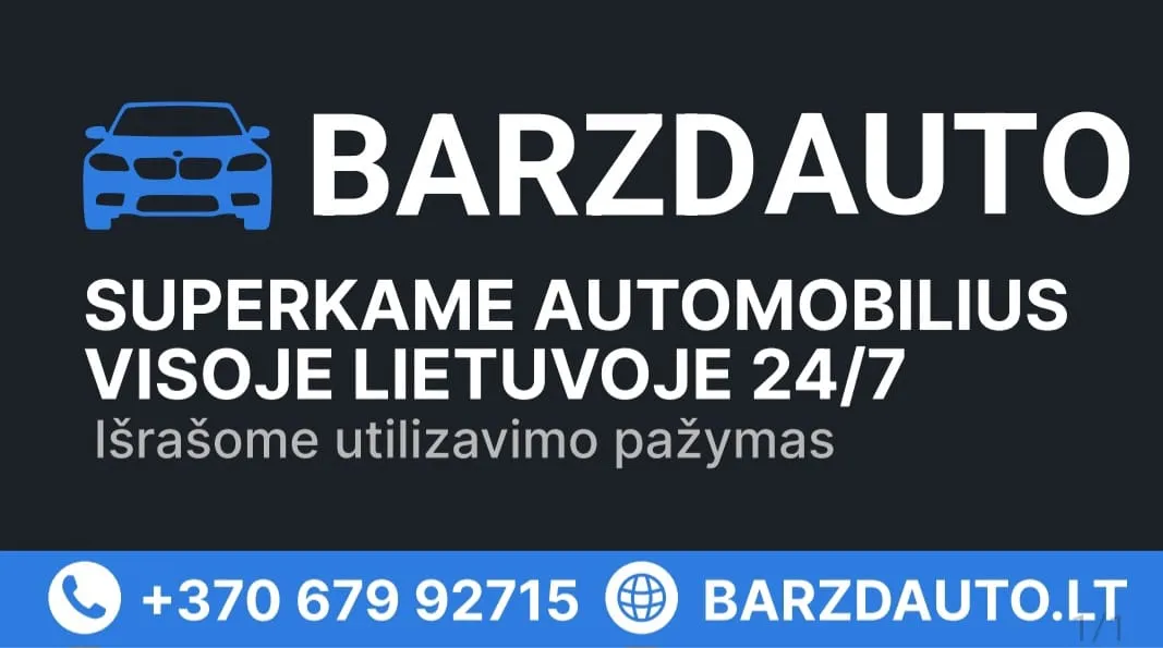 Automobilių supirkimas. PANEVEZYS